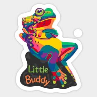 Little Buddy Tree Frog Sticker